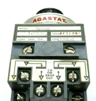 AGASTAT 923822OJAS TIMING RELAY 1-6HR ON DROPOUT INPUT-24VDC 9PIN
