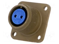 AMPHENOL 97-3102A-12S-3S CIRCULAR CONN, RCPT, SIZE 12S, 2POS, BOX; CONNECTOR TYPE:CIRCULAR INDUSTRIAL; CONNECTOR BODY MATERIAL:ALUMINIUM ALLOY; GENDER:RECEPTACLE; CONTACT GEND