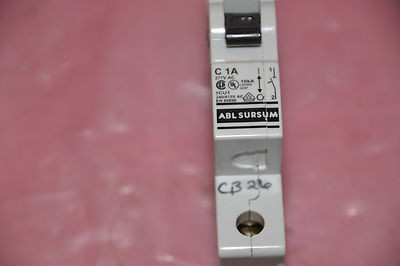 ABL SURSUM 1CU1 CIRCUIT BREAKER 1AMP 1POLE 277VAC ABL SURSUM 1CU1 CIRCUIT BREAKER 1AMP 1POLE 277VAC