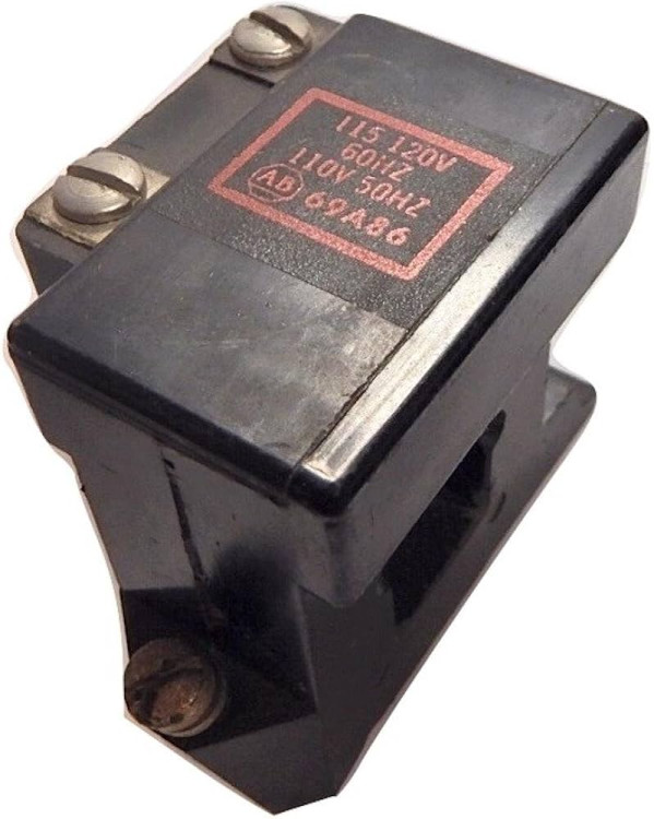 ALLEN BRADLEY 69-A86 COIL,120V/60HZ 110V/50HZ FOR CONTACTOR OR STARTER ALLEN BRADLEY 69-A86 COIL,120V/60HZ 110V/50HZ FOR CONTACTOR OR STARTER