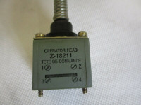 ALLEN BRADLEY Z-18211 OPERATOR HEAD ASSEMBLY FOR LIMIT SWITCH