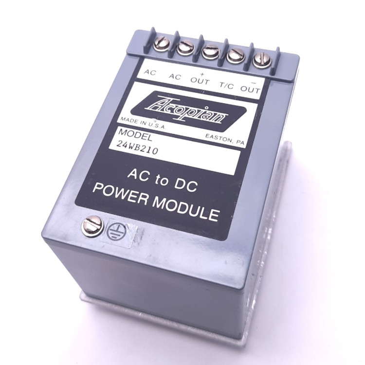 ACOPIAN 24WB210 POWER SUPPLY ACOPIAN 24WB210 POWER SUPPLY