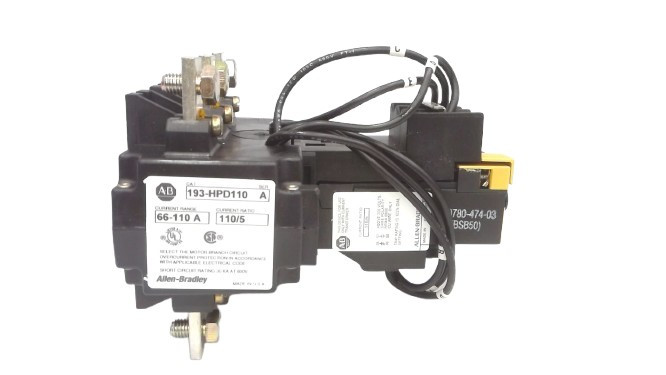 ALLEN BRADLEY 193-HPD-110 OVERLOAD RELAY 66-110AMP ADJUSTABLE FOR 100B110 ALLEN BRADLEY 193-HPD-110 OVERLOAD RELAY 66-110AMP ADJUSTABLE FOR 100B110
