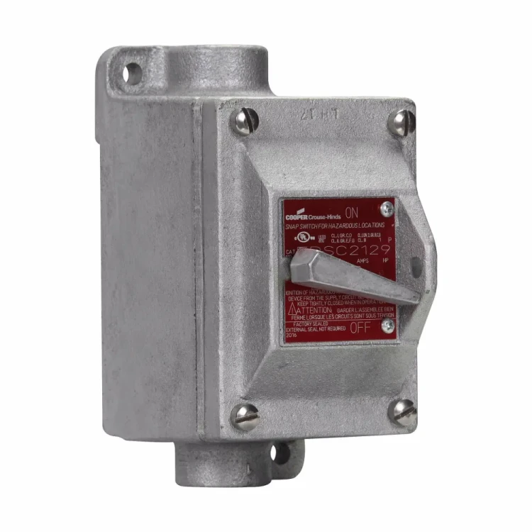 SNAP SWITCH ENCLOSURE IRON ALLOY