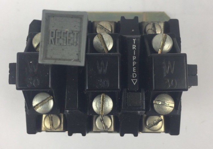 ALLEN BRADLEY 592-CDV-16 OVERLOAD RELAY BLOCK W/MANUAL RESET 120-600VAC