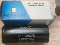 AEROVOX 1A568 CAPACITOR 270-324MFD 110/125VAC MOTOR START