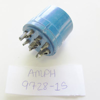 AMPHENOL 97-28-1S MIN QTY 6 28-1 (9 CONTACTS) SOCKET INSERT; CONNECTOR TYPE:CIRCULAR; GENDER:FEMALE; NO. OF CONTACTS:9; SERIES:97; CONTACT PLATING:SILVER; CONNECTOR SHE