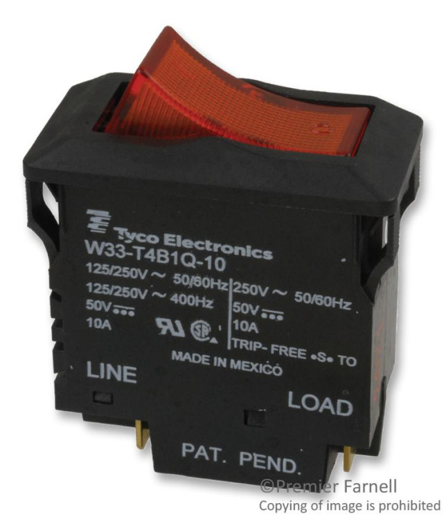 CIRCUIT BREAKER, THERMAL, 2P, 250V, 10A; VOLTAGE RATING VDC:50V; VOLTAGE RATING VAC:250V; CURRENT RATING:10A; NO. OF POLES:2; CIRCUIT BREAKER MOUNTING CIRCUIT BREAKER, THERMAL, 2P, 250V, 10A; VOLTAGE RATING VDC:50V; VOLTAGE RATING VAC:250V; CURRENT RATING:10A; NO. OF POLES:2; CIRCUIT BREAKER MOUNTING