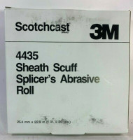 3M 4435 SCOTCHCAST SHEATH SCUFF SPLICERS ABRASIVE ROLL1" X 25 YD