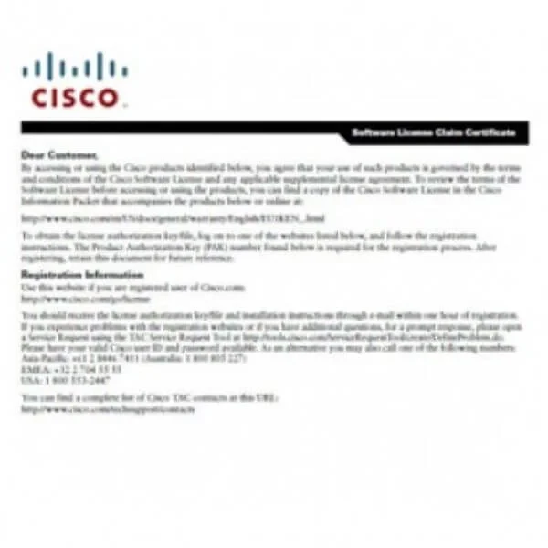 Cisco WCS PLUS Upgrade License for 500 APs, Windows/Linux