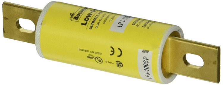 BUSSMANN LPJ-100SP FUSE, 100A, 600V, TIME DELAY; VOLTAGE RATING VDC:300V; VOLTAGE RATING VAC:600V; FUSE CURRENT:100A; BLOW CHARACTERISTIC:TIME DELAY; FUSE SIZE IMPERIAL: BUSSMANN LPJ-100SP FUSE, 100A, 600V, TIME DELAY; VOLTAGE RATING VDC:300V; VOLTAGE RATING VAC:600V; FUSE CURRENT:100A; BLOW CHARACTERISTIC:TIME DELAY; FUSE SIZE IMPERIAL: