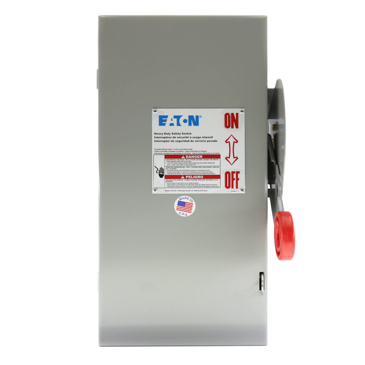 EATON CORPORATION DH-261UGK SAFETY SWITCH 30AMP 2POLE 600VAC NON FUSE NEMA 1 EATON CORPORATION DH-261UGK SAFETY SWITCH 30AMP 2POLE 600VAC NON FUSE NEMA 1