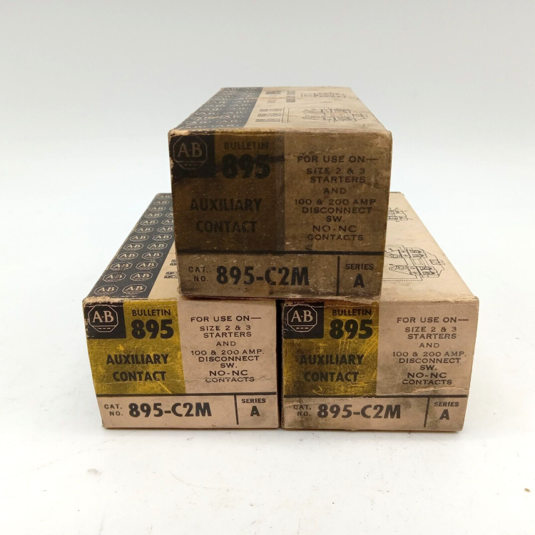 ALLEN BRADLEY 895-C2M CONTACT,AUXILIARYFOR DISCONNECT SWITCH ALLEN BRADLEY 895-C2M CONTACT,AUXILIARYFOR DISCONNECT SWITCH