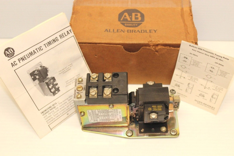 ALLEN BRADLEY 849A-ZOB-24 TIMER,PNEUMATIC600V AC MAX ALLEN BRADLEY 849A-ZOB-24 TIMER,PNEUMATIC600V AC MAX