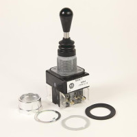 ALLEN BRADLEY 800T-T2F1DDXX 30.5MM TYPE 4/13 TOGGLE SWITCH, TWO WAY TOGGLE, LEFT&RIGHT-MAINT., 1 NO, 1 NO