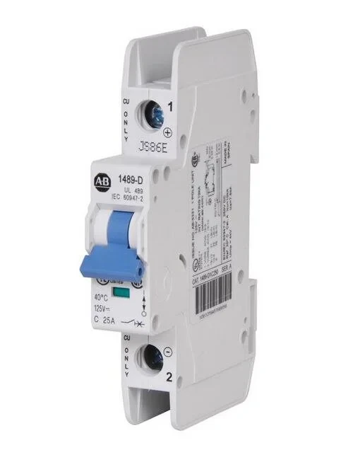 ALLEN BRADLEY 1489-A1C-200 INDUSTRIAL CIRCUIT BREAKER, 1-POLE, 277VAC, 20A, C TRIP CURVE (5.10 IP) ALLEN BRADLEY 1489-A1C-200 INDUSTRIAL CIRCUIT BREAKER, 1-POLE, 277VAC, 20A, C TRIP CURVE (5.10 IP)