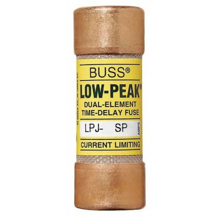 BUSSMANN LPJ-50SP FUSE, 50A, 600V, TIME DELAY; VOLTAGE RATING VDC:300V; VOLTAGE RATING VAC:600V; FUSE CURRENT:50A; BLOW CHARACTERISTIC:TIME DELAY; FUSE SIZE IMPERIAL:1. BUSSMANN LPJ-50SP FUSE, 50A, 600V, TIME DELAY; VOLTAGE RATING VDC:300V; VOLTAGE RATING VAC:600V; FUSE CURRENT:50A; BLOW CHARACTERISTIC:TIME DELAY; FUSE SIZE IMPERIAL:1.