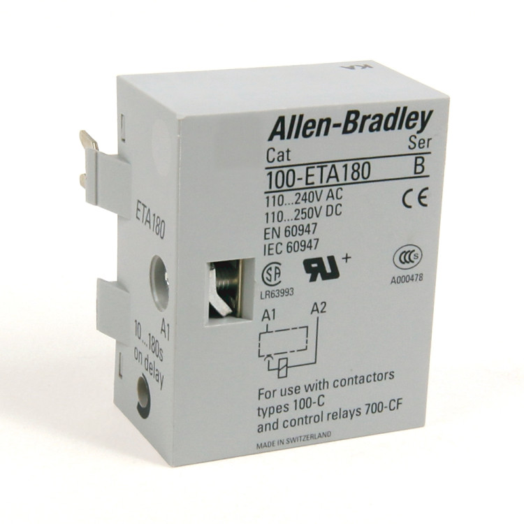 SOLID-STATE TIMING MODULE, TO BULLETIN 100-C / 700-CF - CONTACTORS, ON DELAY, CONTROL VOLTAGE 24-48VDC, 10.30 S SOLID-STATE TIMING MODULE, TO BULLETIN 100-C / 700-CF - CONTACTORS, ON DELAY, CONTROL VOLTAGE 24-48VDC, 10.30 S