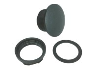 ALLEN BRADLEY 800E-N2 ROUND HOLE PLUG, BLACK
