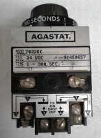 AGASTAT 7022OK TIME DELAY RELAY OFF-DELAY 2PDT 1-300SEC 24VDC