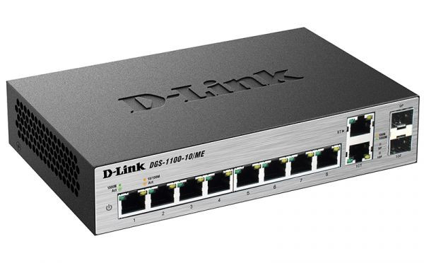 Коммутатор D-LINK DGS-1100-10-ME-A1A
