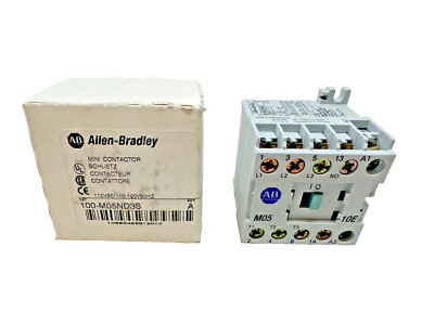 ALLEN BRADLEY 100-M05ND3S CONTACTOR, IEC, MINI, 5A, 100V 50HZ / 100-120V 60HZ, 1 N.O. AUX. ALLEN BRADLEY 100-M05ND3S CONTACTOR, IEC, MINI, 5A, 100V 50HZ / 100-120V 60HZ, 1 N.O. AUX.