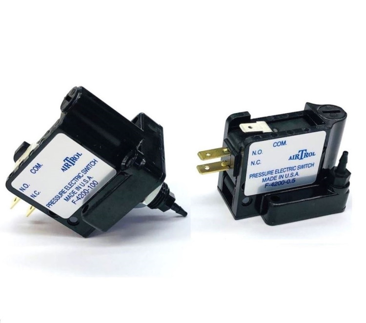 AIRTROL F-4200-X30PM-B85-.1B PRESSURE SWITCH 30PSI NYLON 1/8 ID GOLD CONTACTS AIRTROL F-4200-X30PM-B85-.1B PRESSURE SWITCH 30PSI NYLON 1/8 ID GOLD CONTACTS