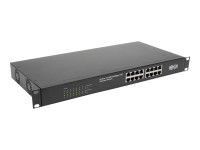 16 port RS232 to Ethernet (10M/100M), 2 Ethernet port, 1U 19" Rack, dual AC/DC85-265V power supply