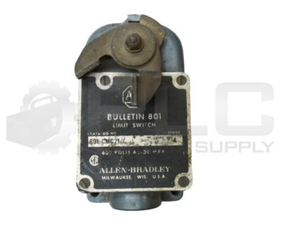 ALLEN BRADLEY 801-CM021 LIMIT SWITCH 600V/AC-DC 801 ALLEN BRADLEY 801-CM021 LIMIT SWITCH 600V/AC-DC 801