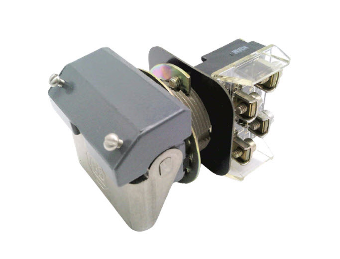 ALLEN BRADLEY 800H-WK4A 30.5MM TYPE 4/4X MOM. CONTACT FLIP LEVER OPERATORS, GRAY LEGEND, NO LEGEND PLATE, 1 NO-1 NC ALLEN BRADLEY 800H-WK4A 30.5MM TYPE 4/4X MOM. CONTACT FLIP LEVER OPERATORS, GRAY LEGEND, NO LEGEND PLATE, 1 NO-1 NC
