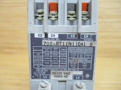 ALLEN BRADLEY 700-RT11N110A1 RELAY SOLID STATE 5AMP 120VAC 2NO 2NC