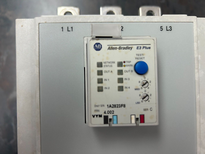 ALLEN BRADLEY 193-EC3HG E3 PLUS 60-302 A OVERLOAD RELAY ALLEN BRADLEY 193-EC3HG E3 PLUS 60-302 A OVERLOAD RELAY