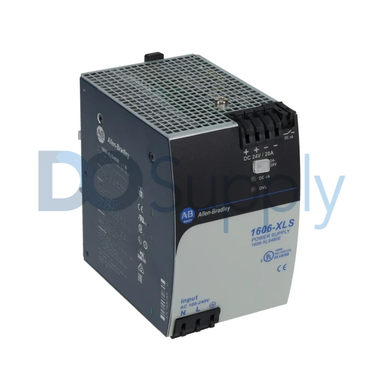 ALLEN BRADLEY 1606-XLS480E-D POWER SUPPLY 20AMP 100-240VAC 24-28VDC