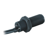 ALLEN BRADLEY 875CP-G8N18-A2 CAPACITIVE PROXIMITY SENSORS, THREADED PLASTIC BARREL, AC, 2-WIRE, 18 MM DIA, UNSHIELDED, SENSING RANGE 8 MM, NO, 15 HZ SWITCHING FREQUENCY, CABLE 2 M