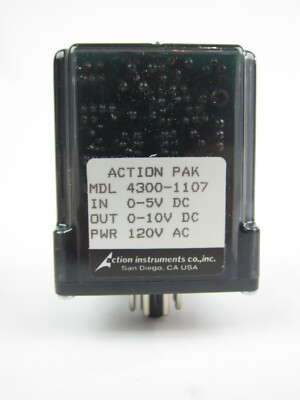 ACTION INSTRUMENTS MDL-4300-1107 SIGNAL CONDITIONER 120VAC
