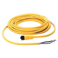 ALLEN BRADLEY 889D-F4AC-6 CONNECTION SYSTEM, DC MICRO, CORDSET, FEMALE, 4 PIN, STRAIGHT, 22AWG, 300 V, 3 A, MOLDED OIL-RESISTANT POLYURETHANE BODY, 65 M