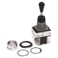 ALLEN BRADLEY 800T-T2F3DDXX 30.5MM TYPE 4/13 TOGGLE SWITCH, TWO WAY TOGGLE, LEFT&RIGHT-SPRING RTN, 1 NO, 1 NO