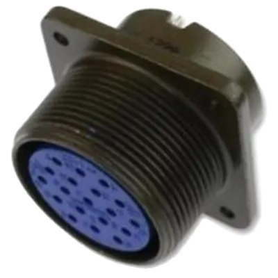 AMPHENOL 97-3102A-20-7S MS (MIL-C-5015) /97 SERIES 3102A BOX MOUNTING RECEPTACLES, STRAIGHT BODY STYLE, SOLDER TERMINATION, 20 SHELL SIZE, 20-7 INSERT ARRANGEMENT, RECEPTACLE