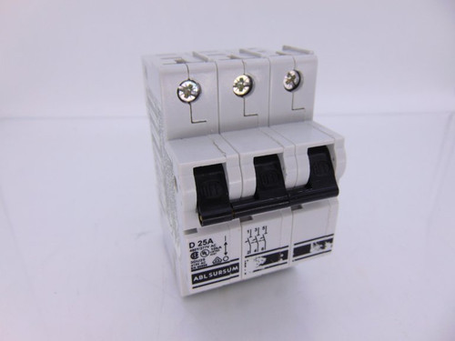 ABL SURSUM 3DU25 CIRCUIT BREAKER 25AMP 3POLE 480V DIN RAIL
