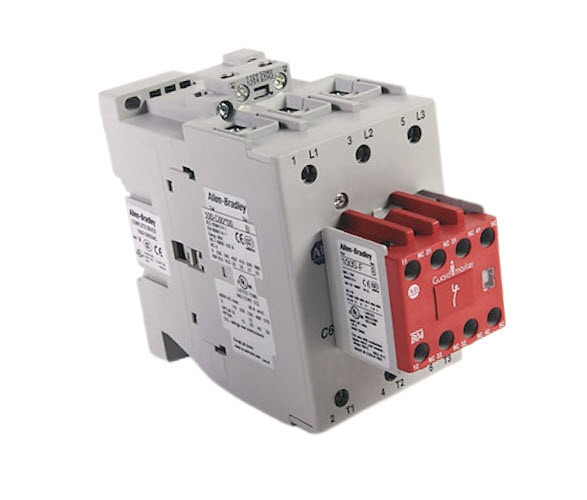 ALLEN BRADLEY 100S-C60KF14C SAFETY CONTACTOR, SCREW TERMINALS, 32KW/400V, COIL 2 TERMINALS, COIL TERMINALS AT LINE SIDE, CONTROL VOLTAGE 230V 50/60HZ, 1 N.O. + 4 N.C. AUXILIARY CONTACT ALLEN BRADLEY 100S-C60KF14C SAFETY CONTACTOR, SCREW TERMINALS, 32KW/400V, COIL 2 TERMINALS, COIL TERMINALS AT LINE SIDE, CONTROL VOLTAGE 230V 50/60HZ, 1 N.O. + 4 N.C. AUXILIARY CONTACT