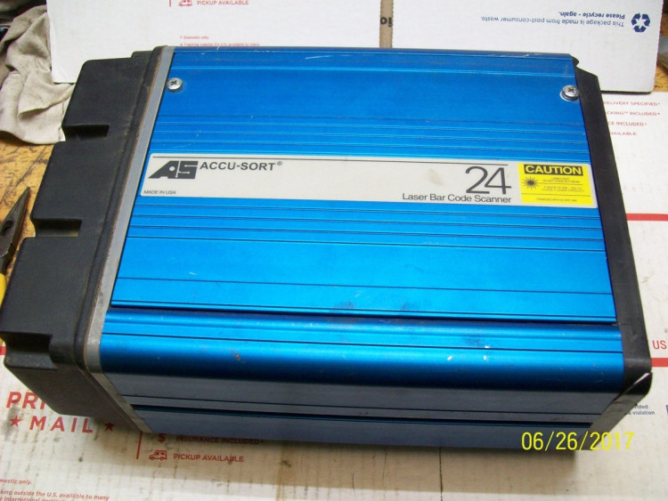 ACCU SORT 1000001011 LASER SCANNER ACCU SORT 1000001011 LASER SCANNER