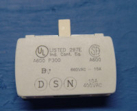 BACO 23-E10 CONTACT BLOCK 16AMP 660VAC 1NO