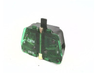ALLEN BRADLEY 800E-2X10V 22.5MM PB LATCH MOUNT CONTACT BLOCK, 2 ACROSS, 1 N.O. LOW VOLT. PENT.