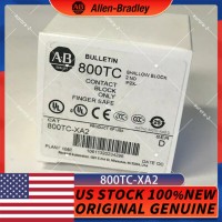 ALLEN BRADLEY 800TC-XA2 PUSHBUTTON FINGER SAFE CONT BLKS