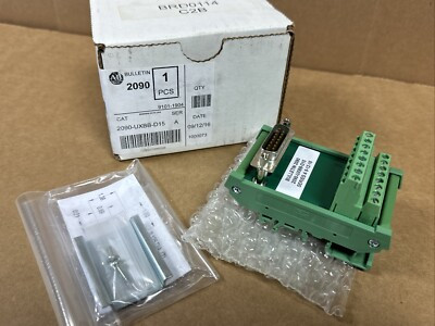 ALLEN BRADLEY 2090-UXBB-D15 BOARD BREAK OUT 15PIN HIGH DENSITY D-SHELL ALLEN BRADLEY 2090-UXBB-D15 BOARD BREAK OUT 15PIN HIGH DENSITY D-SHELL