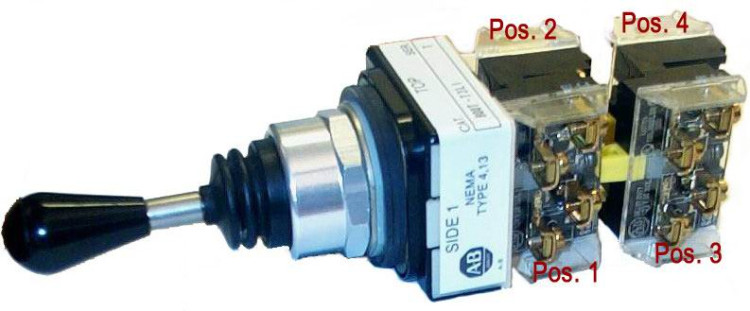 ALLEN BRADLEY 800T-T2H1 30.5MM TYPE 4/13 TOGGLE SWITCH, TWO WAY TOGGLE, UP DOWN-MAINT., NO CONTACTS, NO CONTACTS, NO CONTACTS, NO CONTACTS ALLEN BRADLEY 800T-T2H1 30.5MM TYPE 4/13 TOGGLE SWITCH, TWO WAY TOGGLE, UP DOWN-MAINT., NO CONTACTS, NO CONTACTS, NO CONTACTS, NO CONTACTS