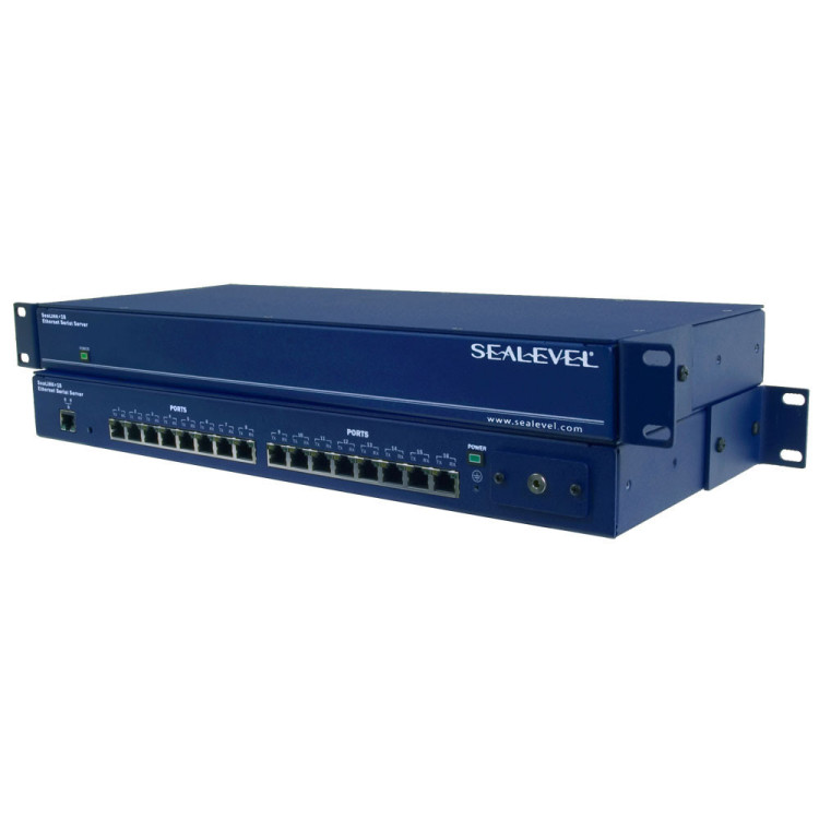 (16 port RS232+16 port RS485/422) to Ethernet(10/100M),1U 19" Rack, AC/DC85-265V (16 port RS232+16 port RS485/422) to Ethernet(10/100M),1U 19" Rack, AC/DC85-265V