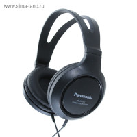 Наушники Panasonic- накладные 10-27000Гц 2м, RP-HT161E-K