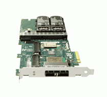 HP Smart Array P800/512Mb with BBWC (16 link: 2 int (SFF8484) x4 wide port connectors/2 ext (SFF8088) x4 wide port Mini-SAS connectors SAS) PCI-E