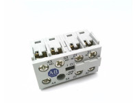 ALLEN BRADLEY 195-MB22 195-MB AUXILIARY CONTACT ADDER DECK 2 N.O. / 2 N.C.